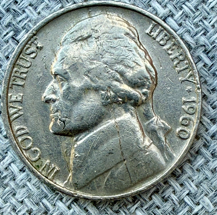 1960-P-Jefferson-Nickel-Lamination-Issue?