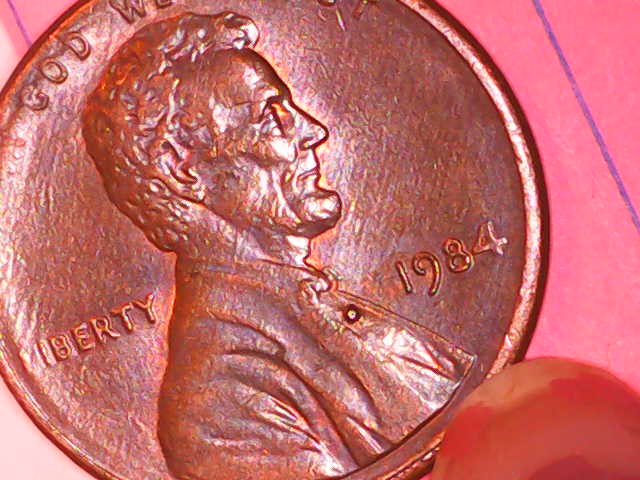 1984-Lincoln-Cent-Bullet-Hole
