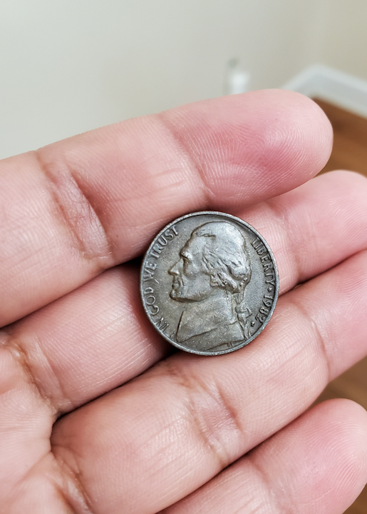 1982-P-Jefferson-Nickel--Black-Beauty?