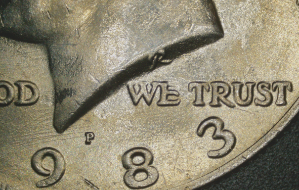 1983-P-Kennedy-Half-Dollar-Struck-Through-Grease-And-No-FG