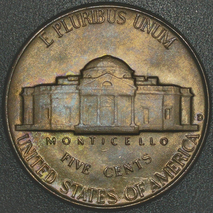 1950-D-Jefferson-Nickel-Desirable-Tone?