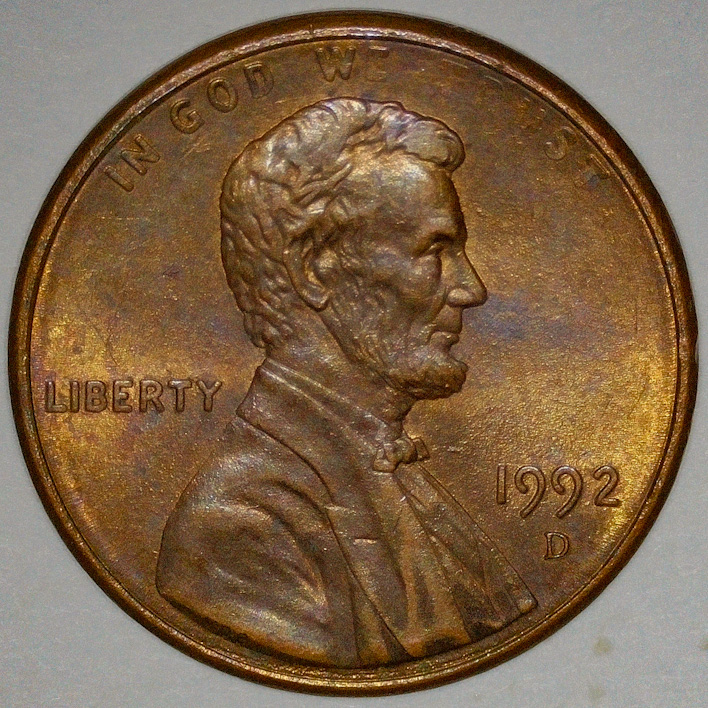 1992-D-Lincoln-Cent-Strike-Through-Grease?