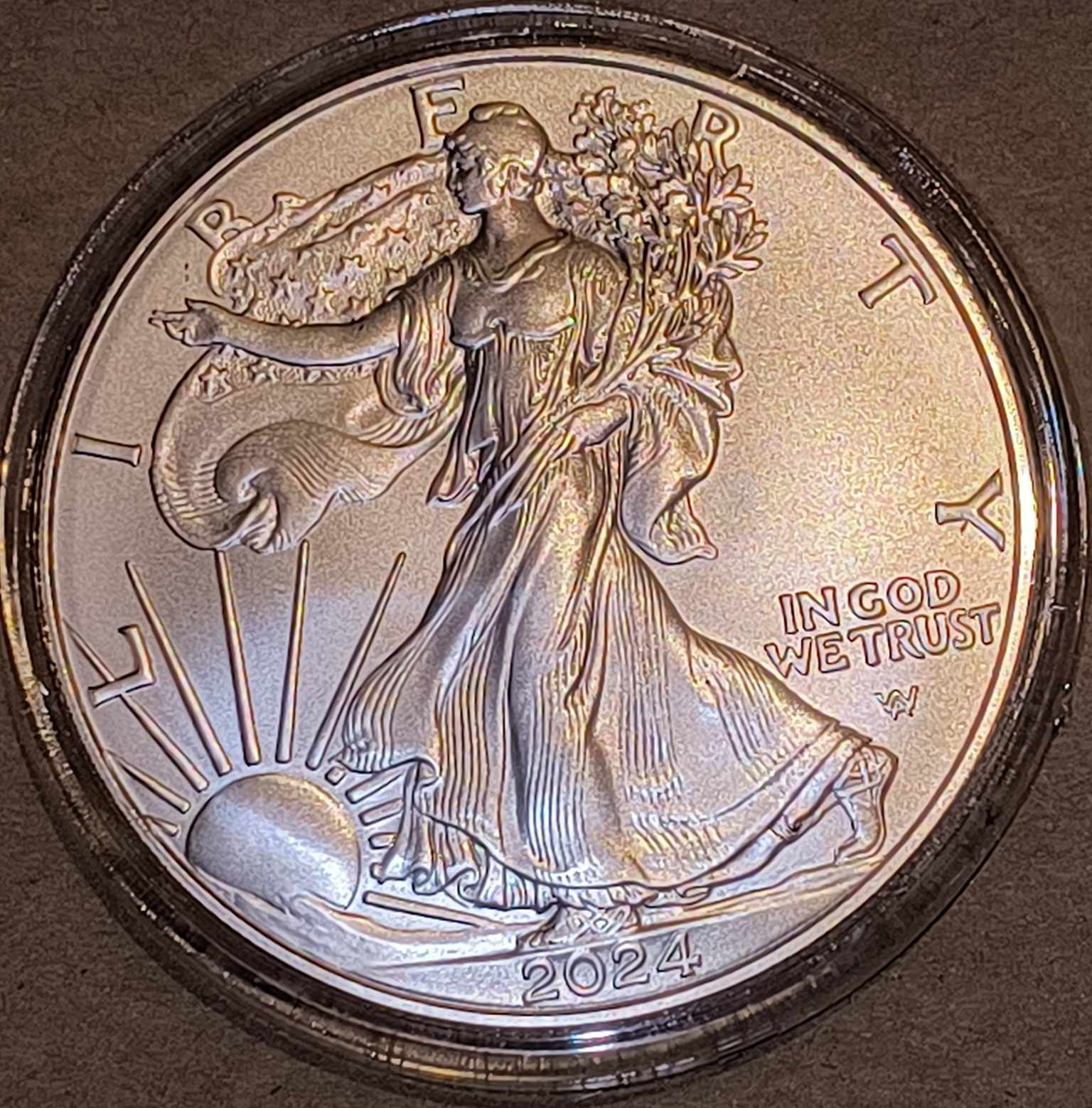 2024-Silver-Eagle-,-Recently-Purchased-And-Believed-To-Be-A-Fake
