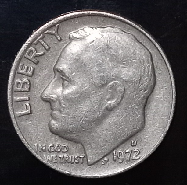 1972-D-Dime,-A-And-M-Connected