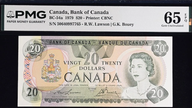 Bc-54A,-Bank-Of-Canada-$20-Just-Back-From-PMG.