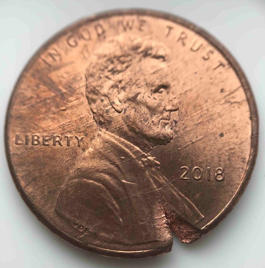 2018-Shield-Cent-Defective-Planchet-Rolling-Induced-Fissure,-Ragged-Clip,-Or-Fissure