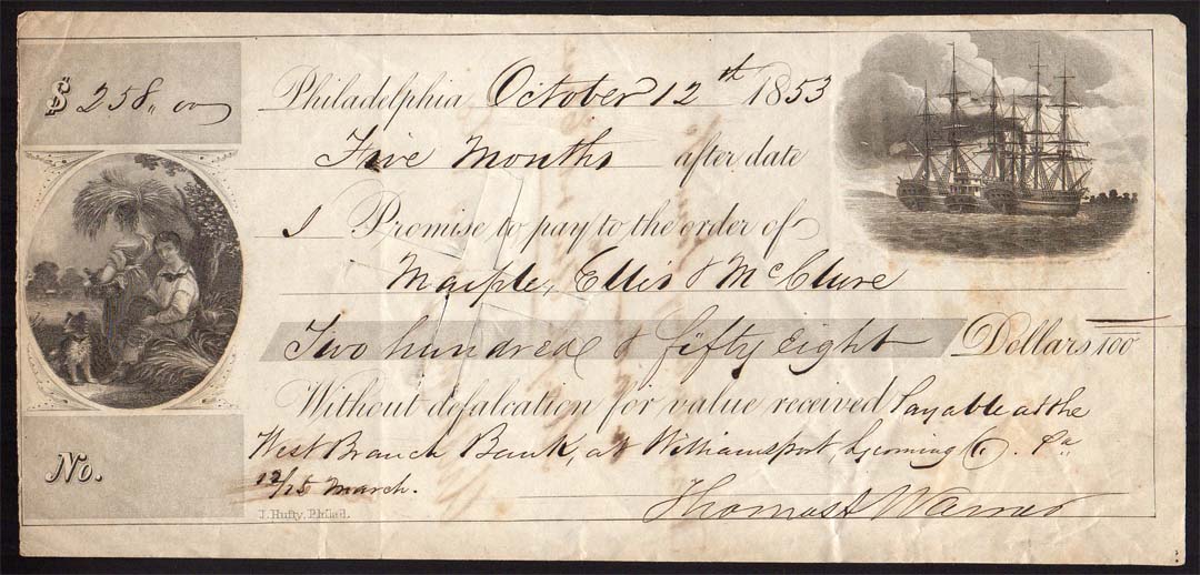 19th-Century-Promissory-Notes