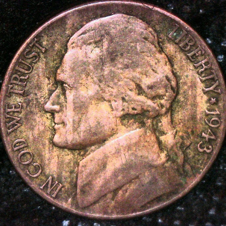 1943-P--Nickel-Obverse-And-Reverse-Is-This-Lamination-Or-Damage.