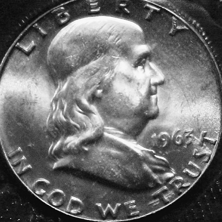 1963-P-Franklin-Half-Dollar-DDR-FS-801