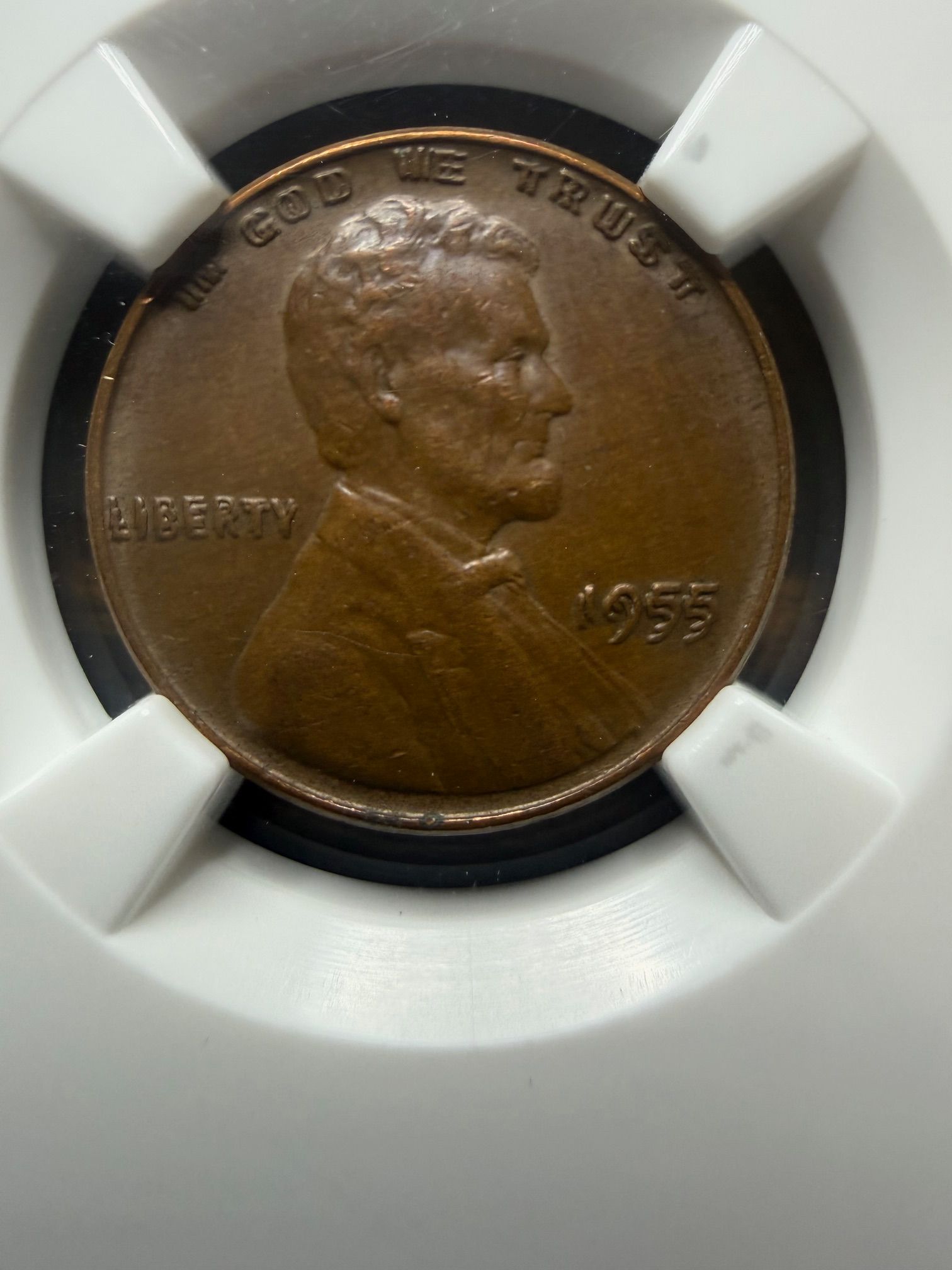 NGC-1955-DDO-Lincoln-Cent,-Case-Damaged-In-Transit.-Thoughts?