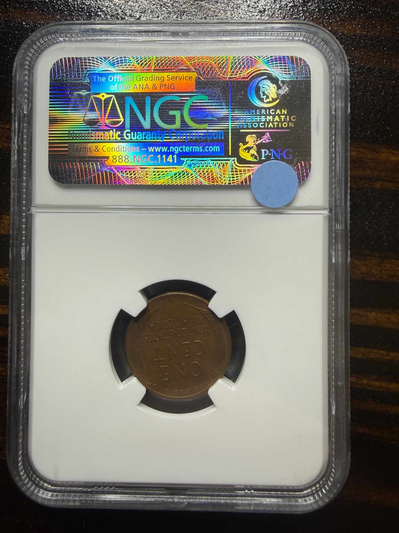 NGC-1955-DDO-Lincoln-Cent,-Case-Damaged-In-Transit.-Thoughts?