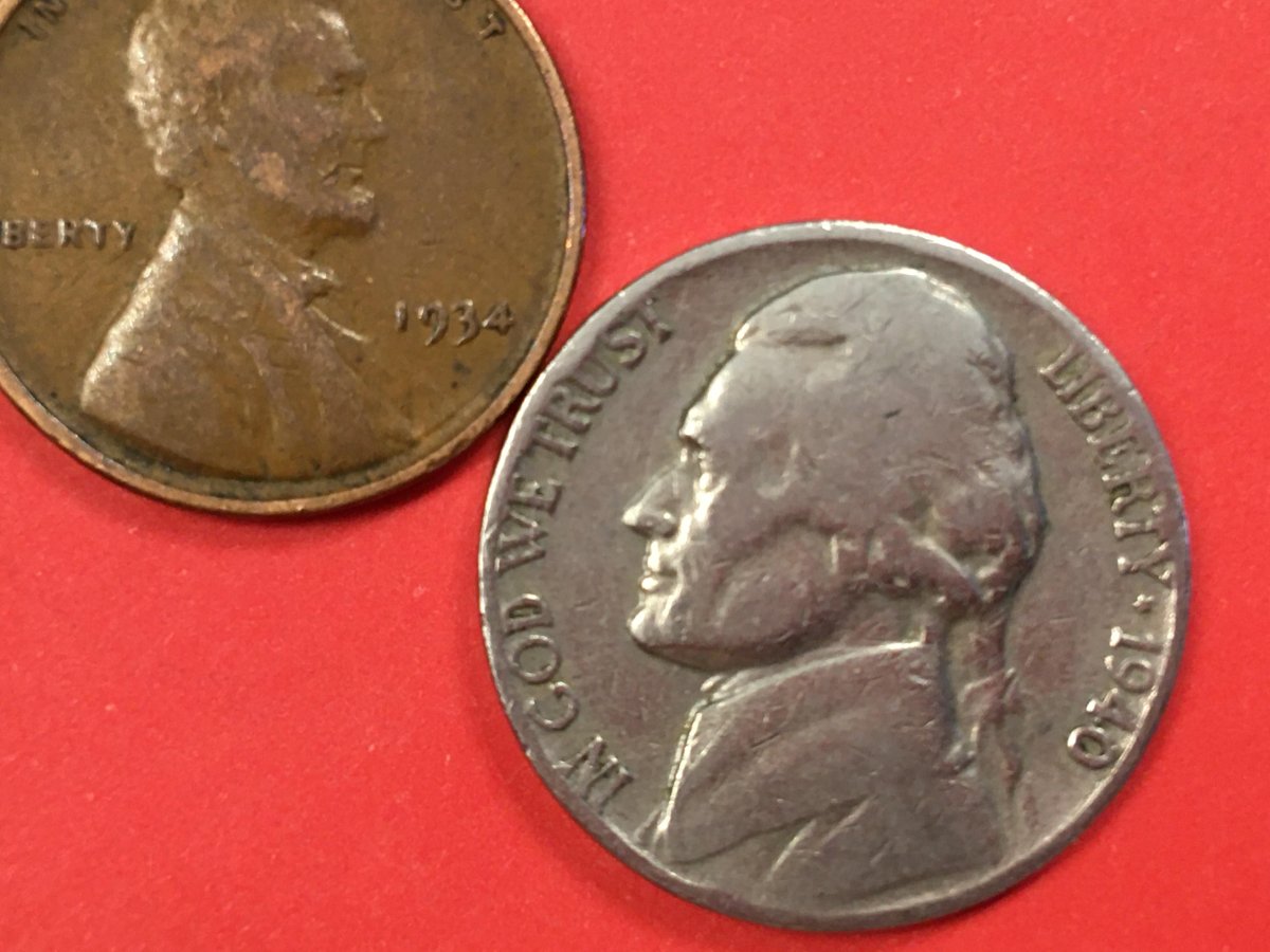 Received-Today-In-Single-Transaction:--1934-P-Cent-And-1940-P-Nickel