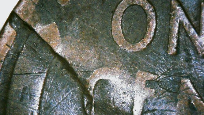 Need-Help.-1918-Penny.--Damaged-Or-Error.-Much-Appreciated.