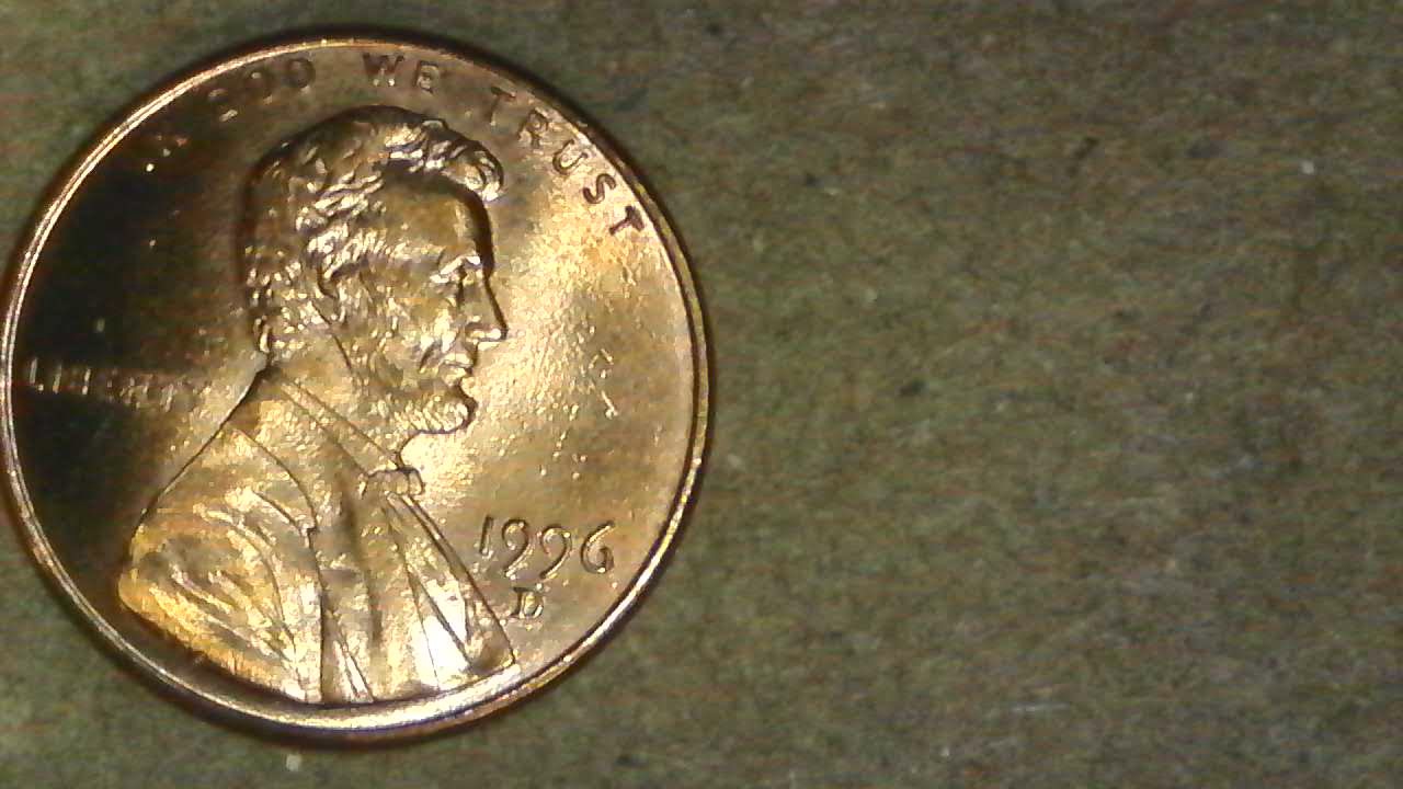 1996-D-Penny-Motto-Liberty-And-Reverse