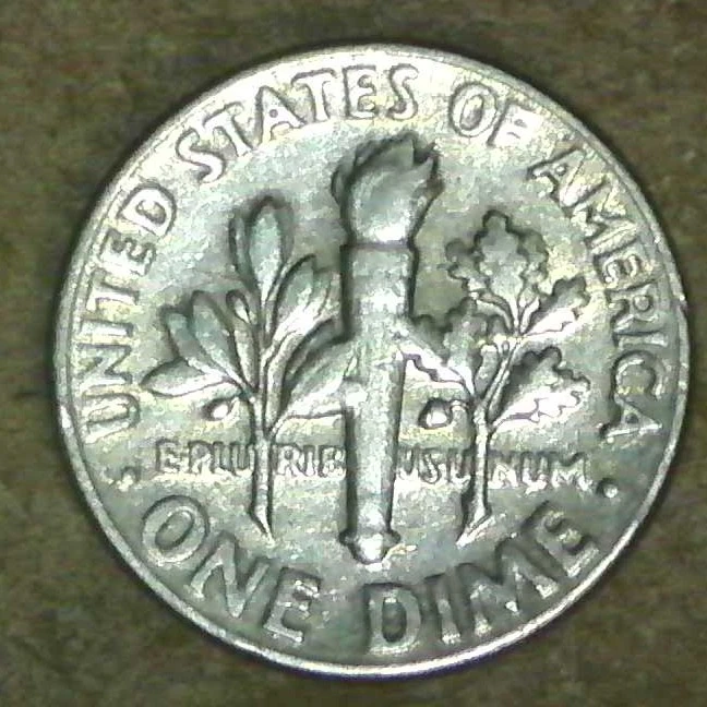 1965-Dime-In-God--And-Date-Are-Not-Sharp?