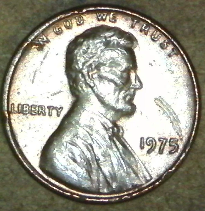 1975-Penny-Damaged-I-In-The-Word-In-?