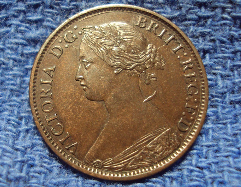 1861-Nova-Scotia--Half-Cent,-Looking-For-A-Grade,-Please