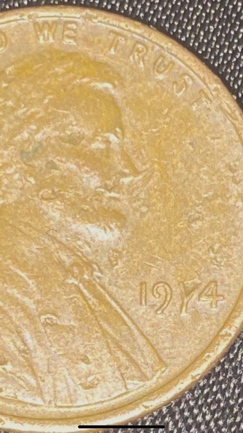 1974-Error-Lincoln-Penny,-Has-A-Letter-Y-In-Place-Of-The-7-In-Date,-19y4,-With-Multiple-Misprints