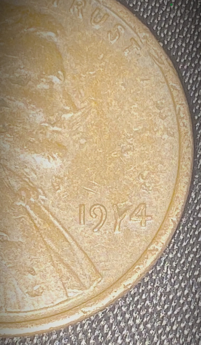 1974-Error-Lincoln-Penny,-Has-A-Letter-Y-In-Place-Of-The-7-In-Date,-19y4,-With-Multiple-Misprints