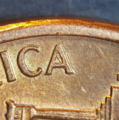 1992-P-Die-Gouge-In-Second-A-Of-America?