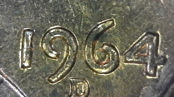 1964-Pennies-With-Close-Mint-Marks-Near-The-Date