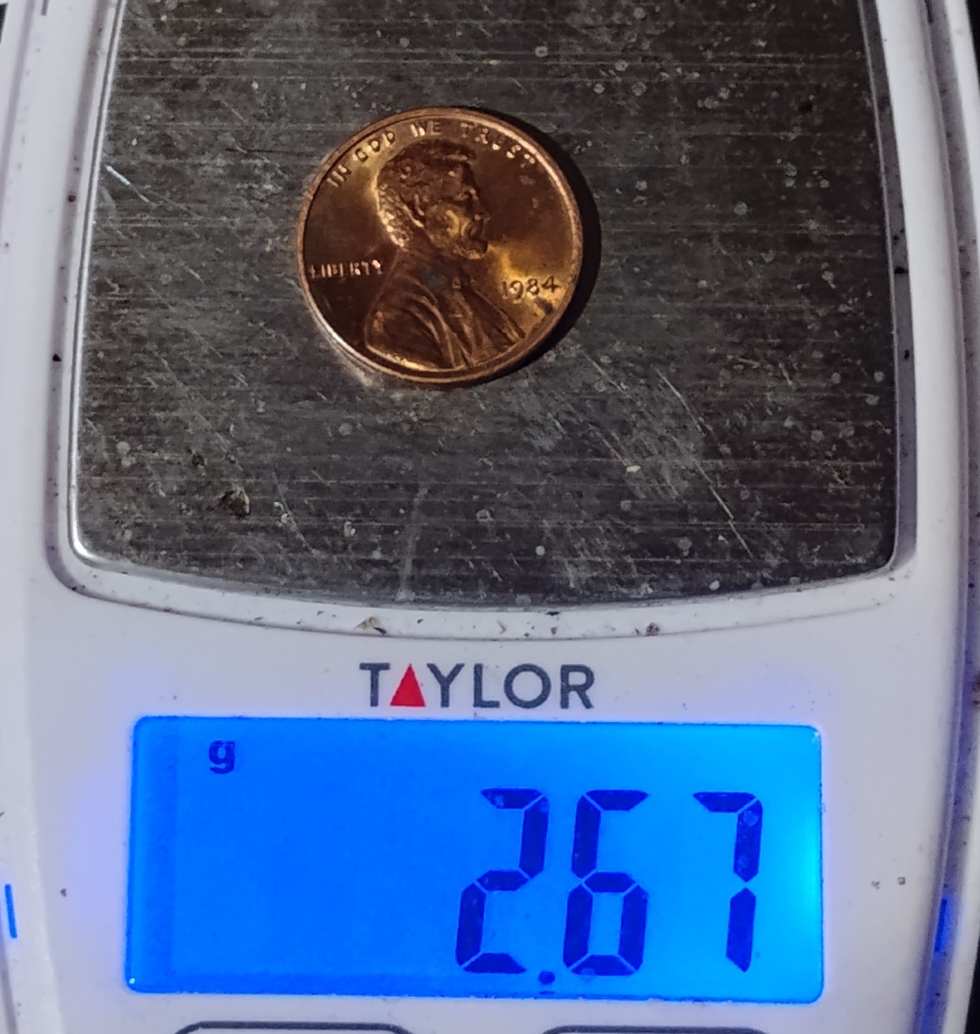 Found-A-1984-No-Mint-Mark-Penny-Weight-2.67-Grams-Is-It-A-Error?