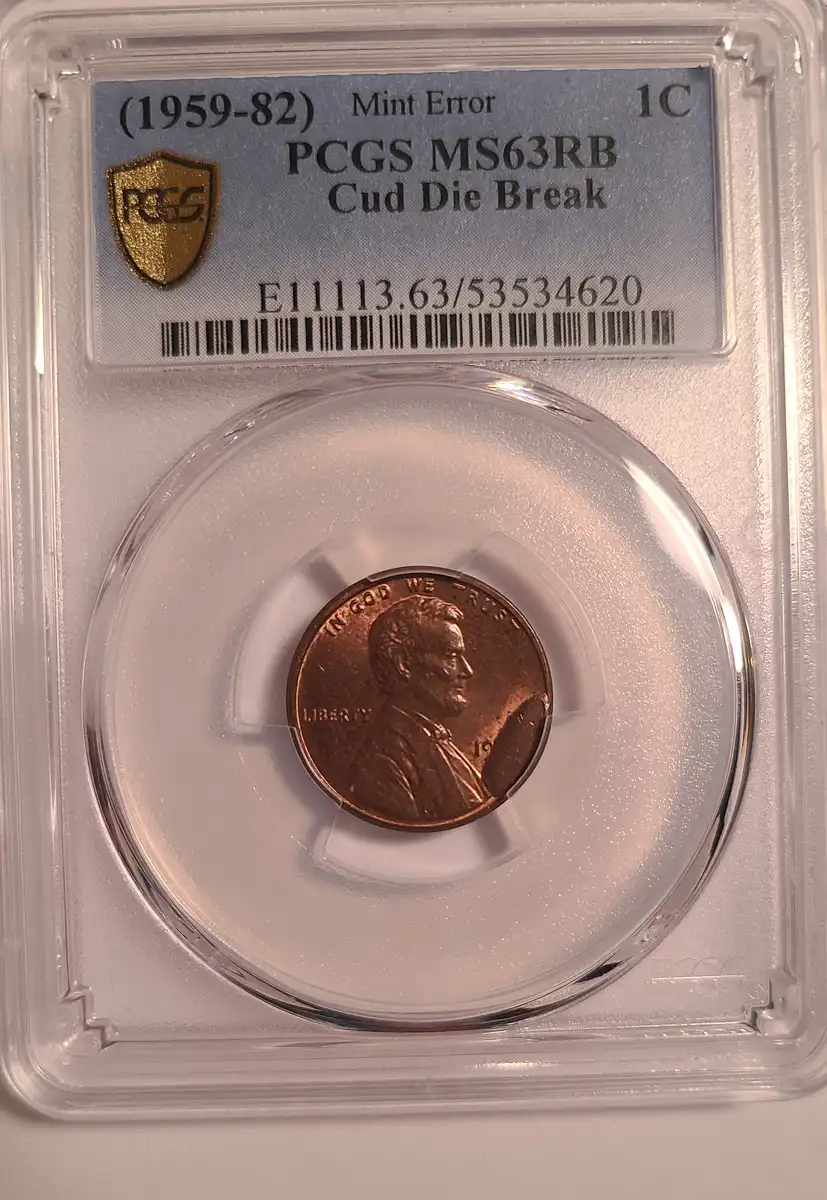 1959-1982--Mint-Error.-A-A-Coin.-Possibly-Second-Die-Break-From-3-Year-Old-Post-.