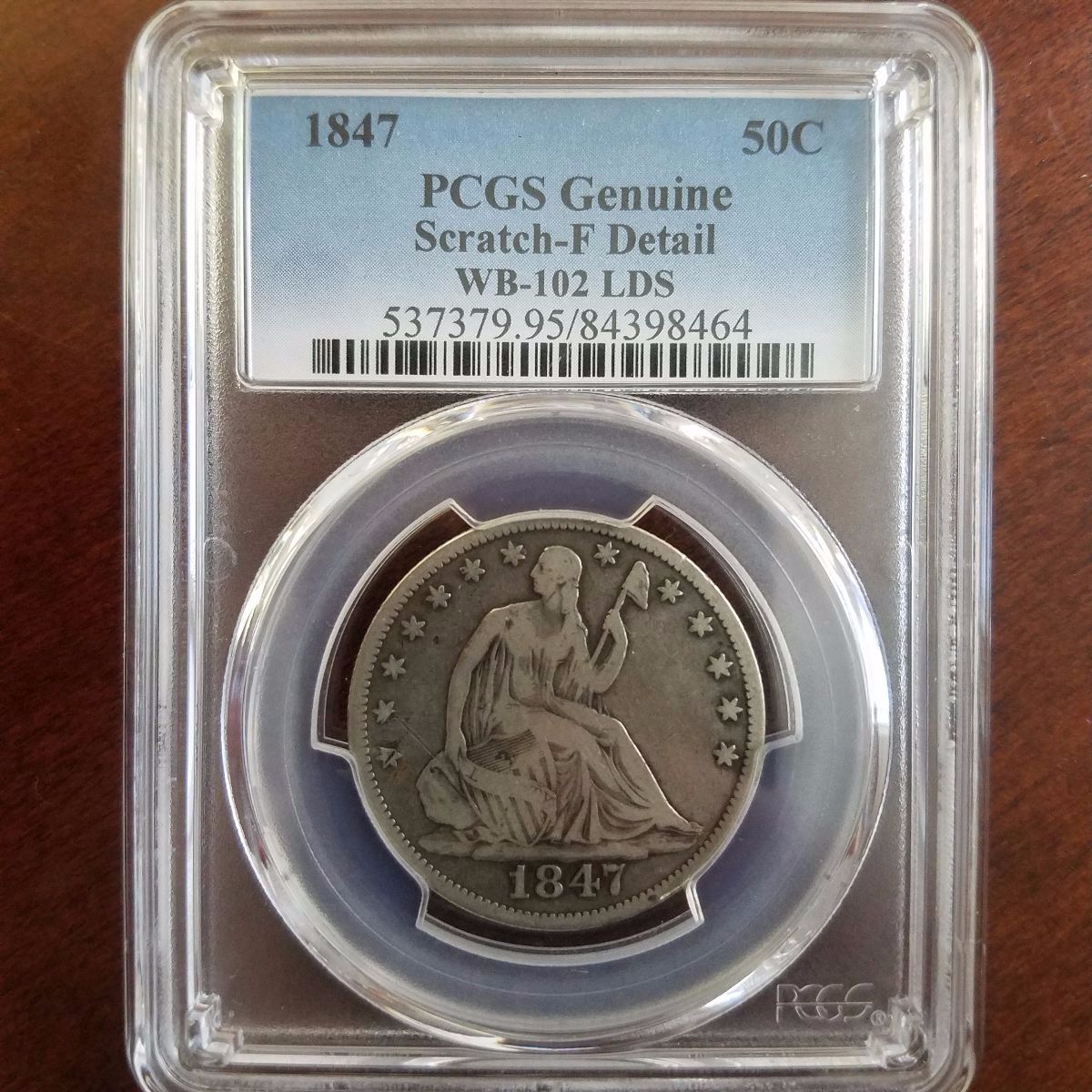 Variety-For-1847-Liberty-Seated-Half-Dollar