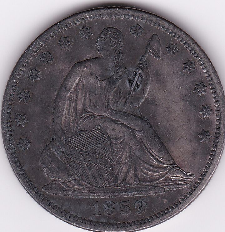 1859-Seated-Half-For-Grade