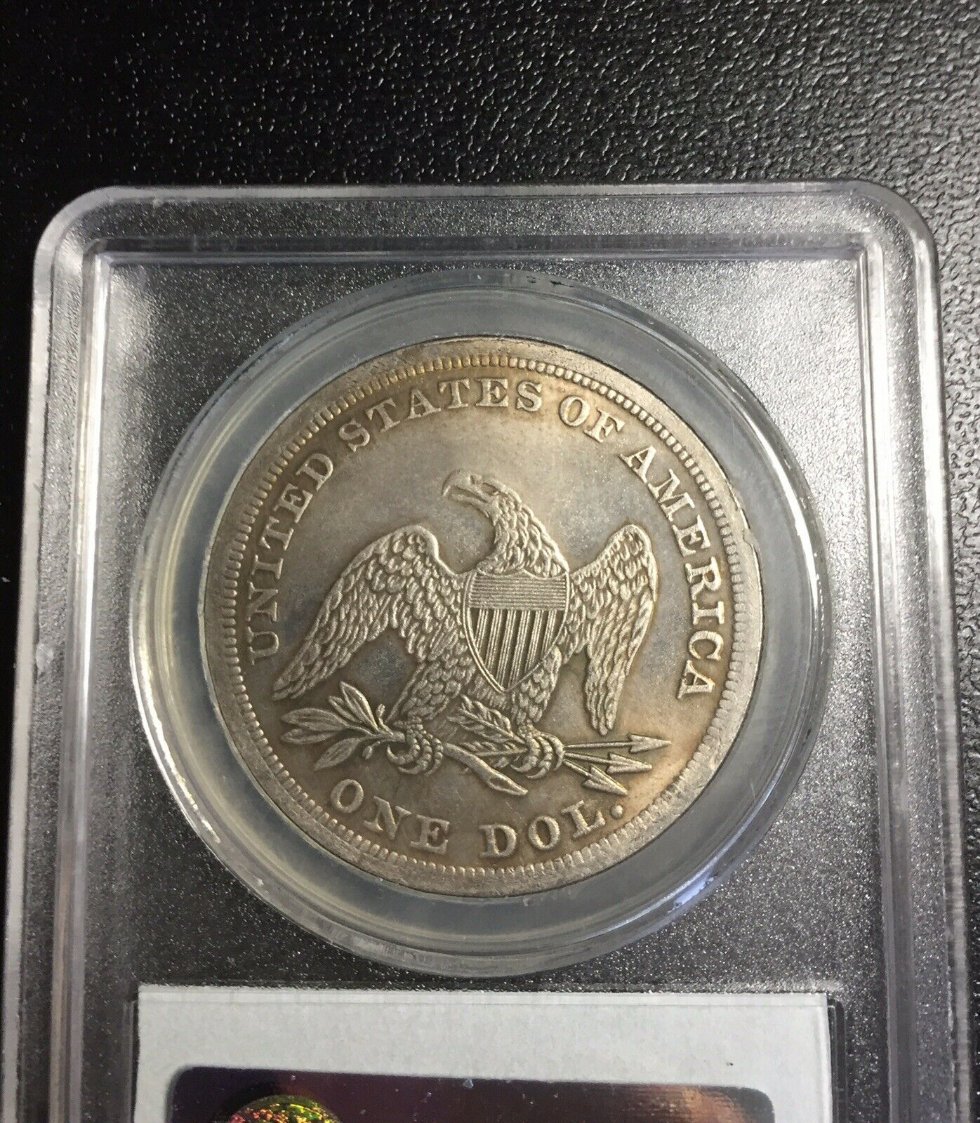 PCGS-Slabbed-1863-Dollar?-Real-Or-Fake?