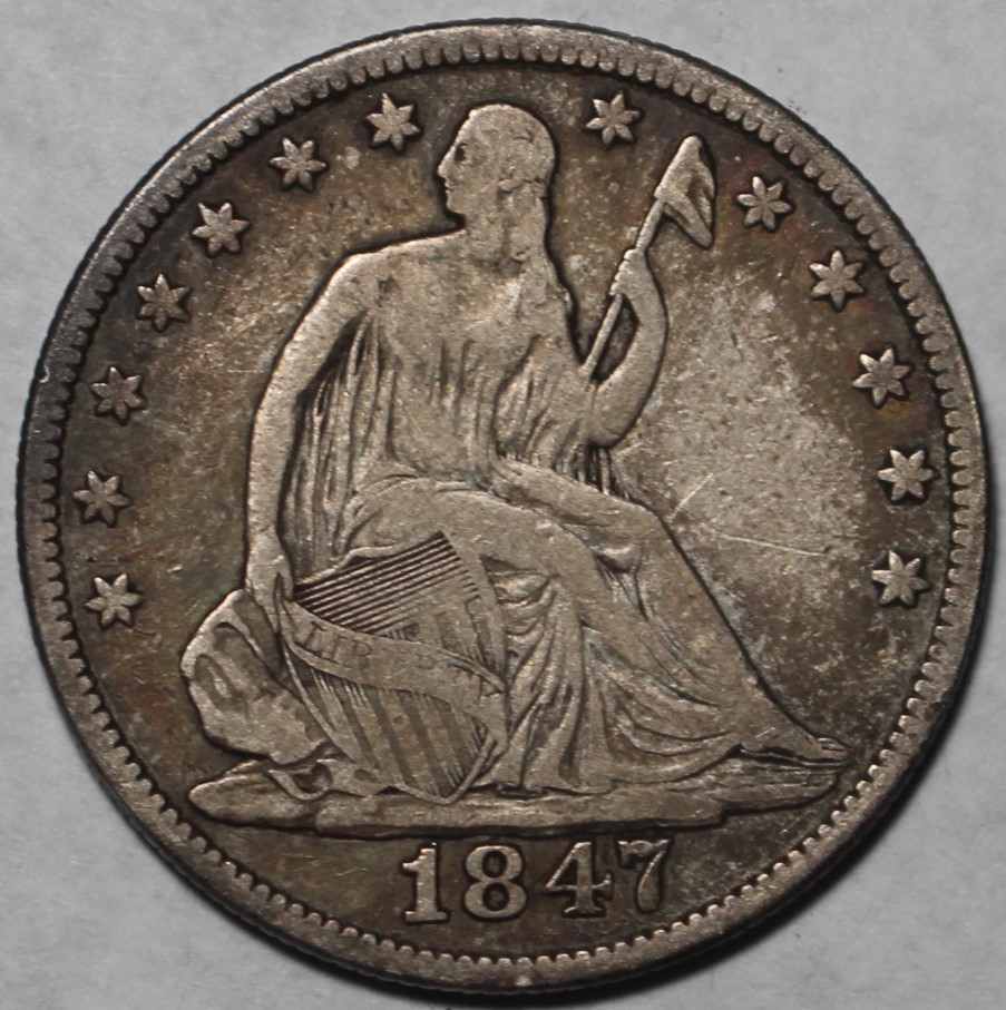 1847-Wb-102,-Wb-9-Seated-Half-Dollar,-You-Vs-PCGS!