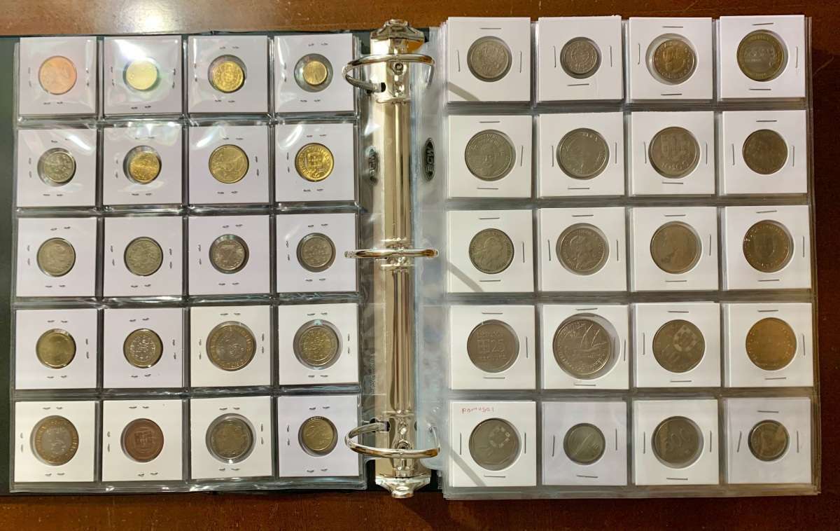A-Collection-Of-Coins-From-Portugal