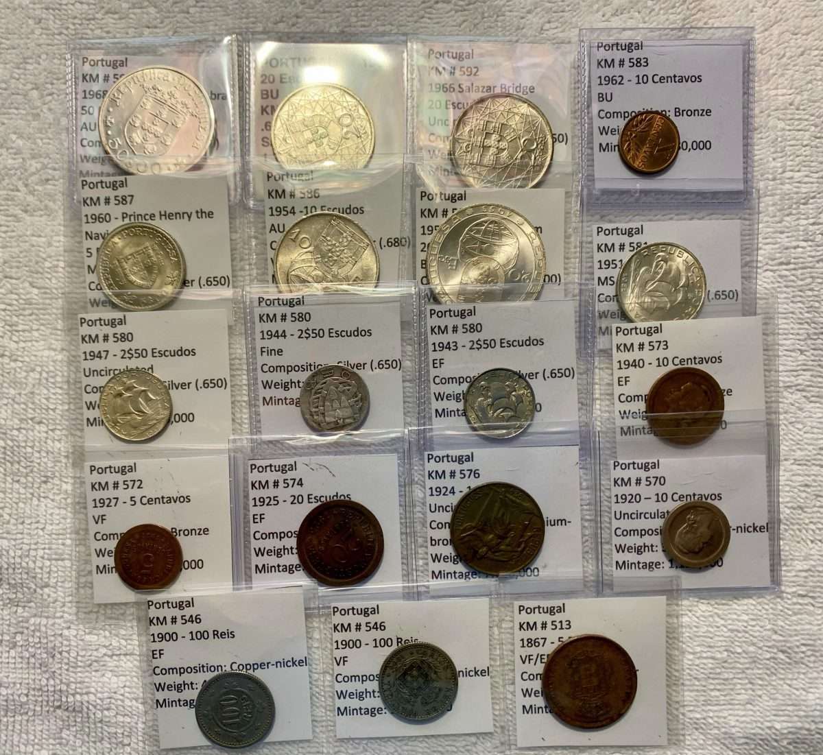 A-Collection-Of-Coins-From-Portugal