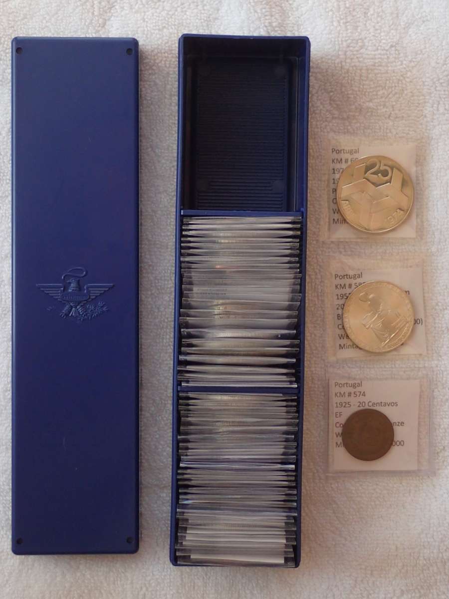 A-Collection-Of-Coins-From-Portugal