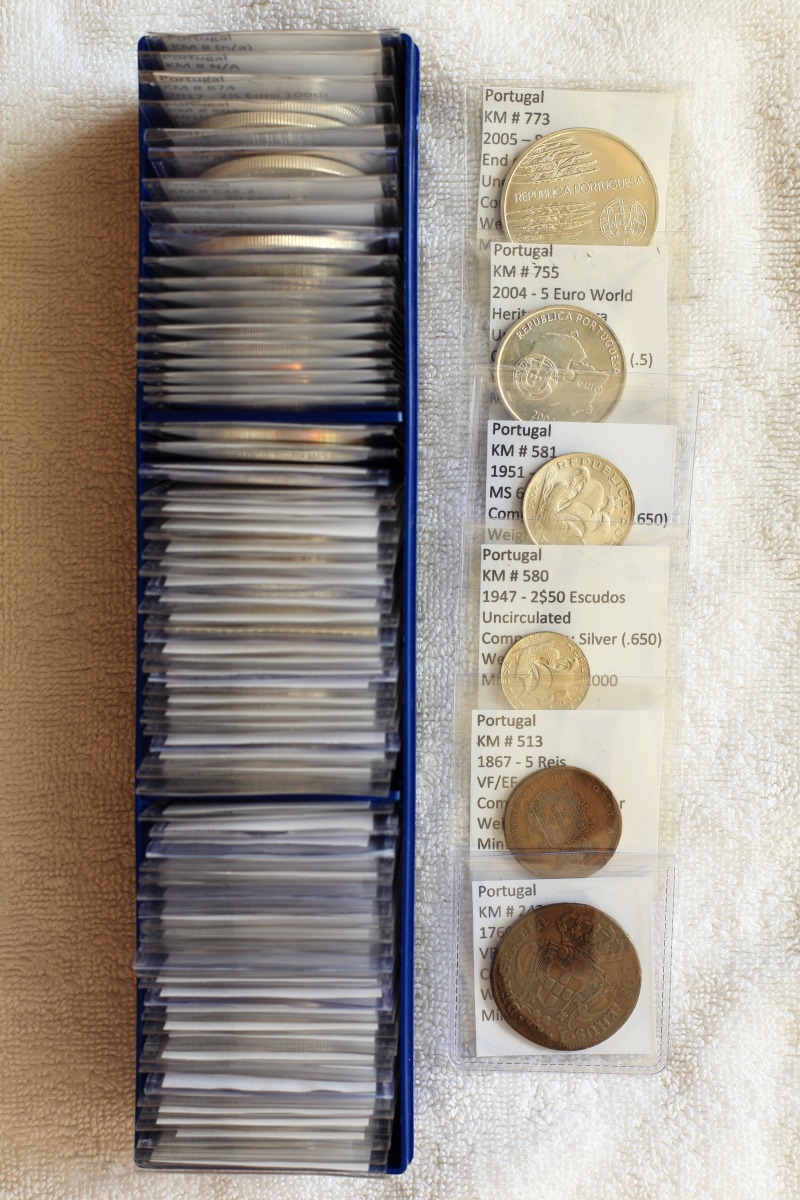 A-Collection-Of-Coins-From-Portugal