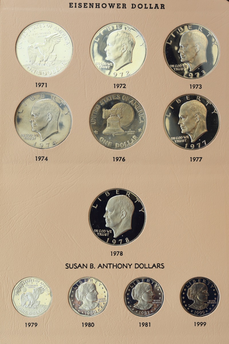 Started-A-Dansco-7172---1878-To-1999-Dollar-Date-Set