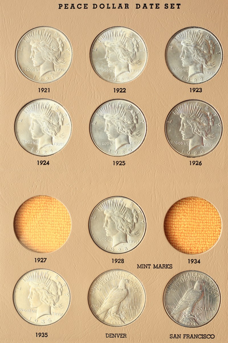 Started-A-Dansco-7172---1878-To-1999-Dollar-Date-Set