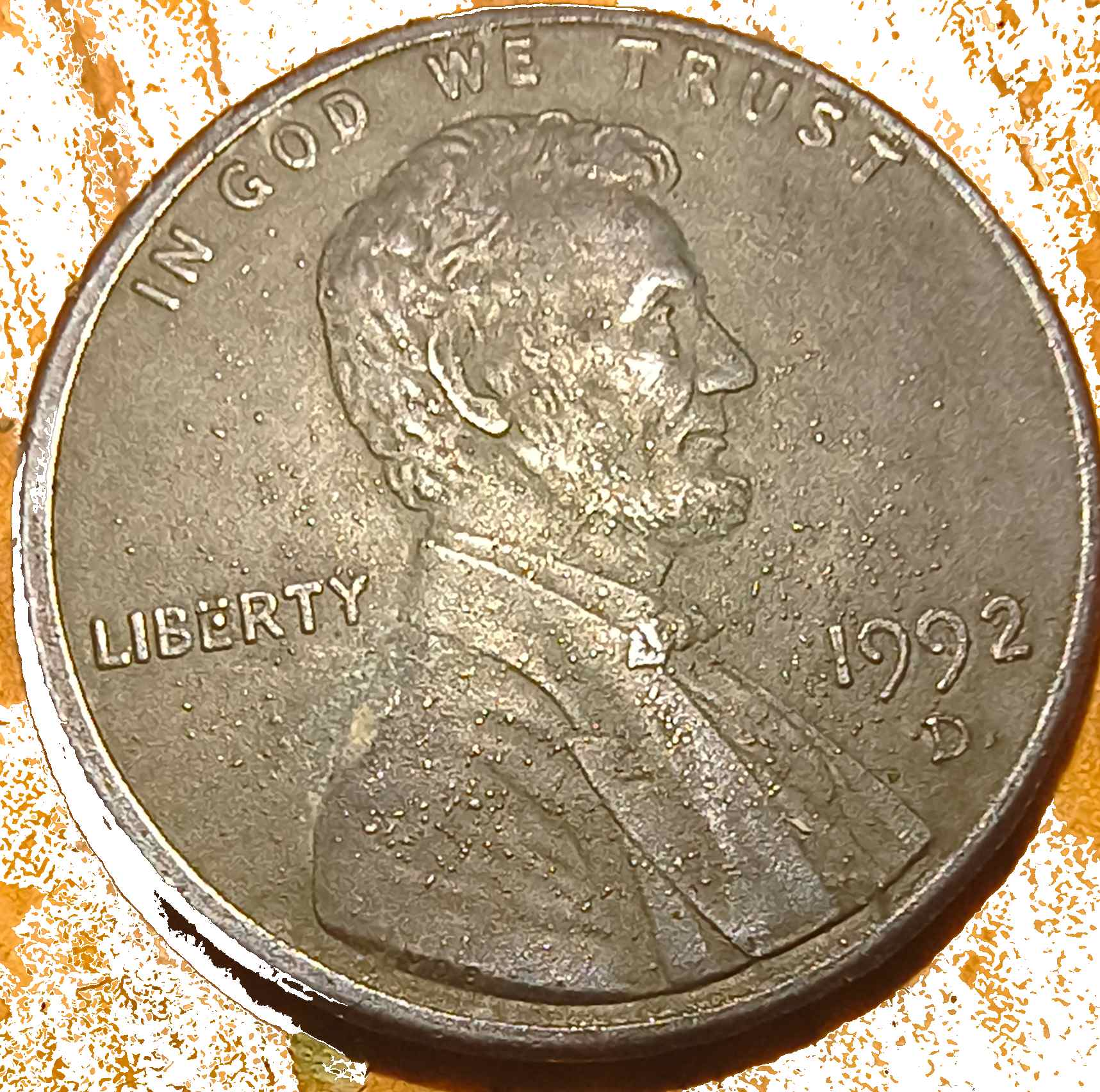 1992-Penny-Missing-Copper-Clad