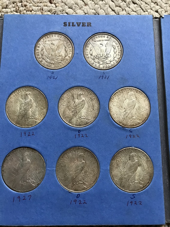 Looking-For-Ballpark-Value-On-Lot-Of-Morgans-And-Peace-Dollars
