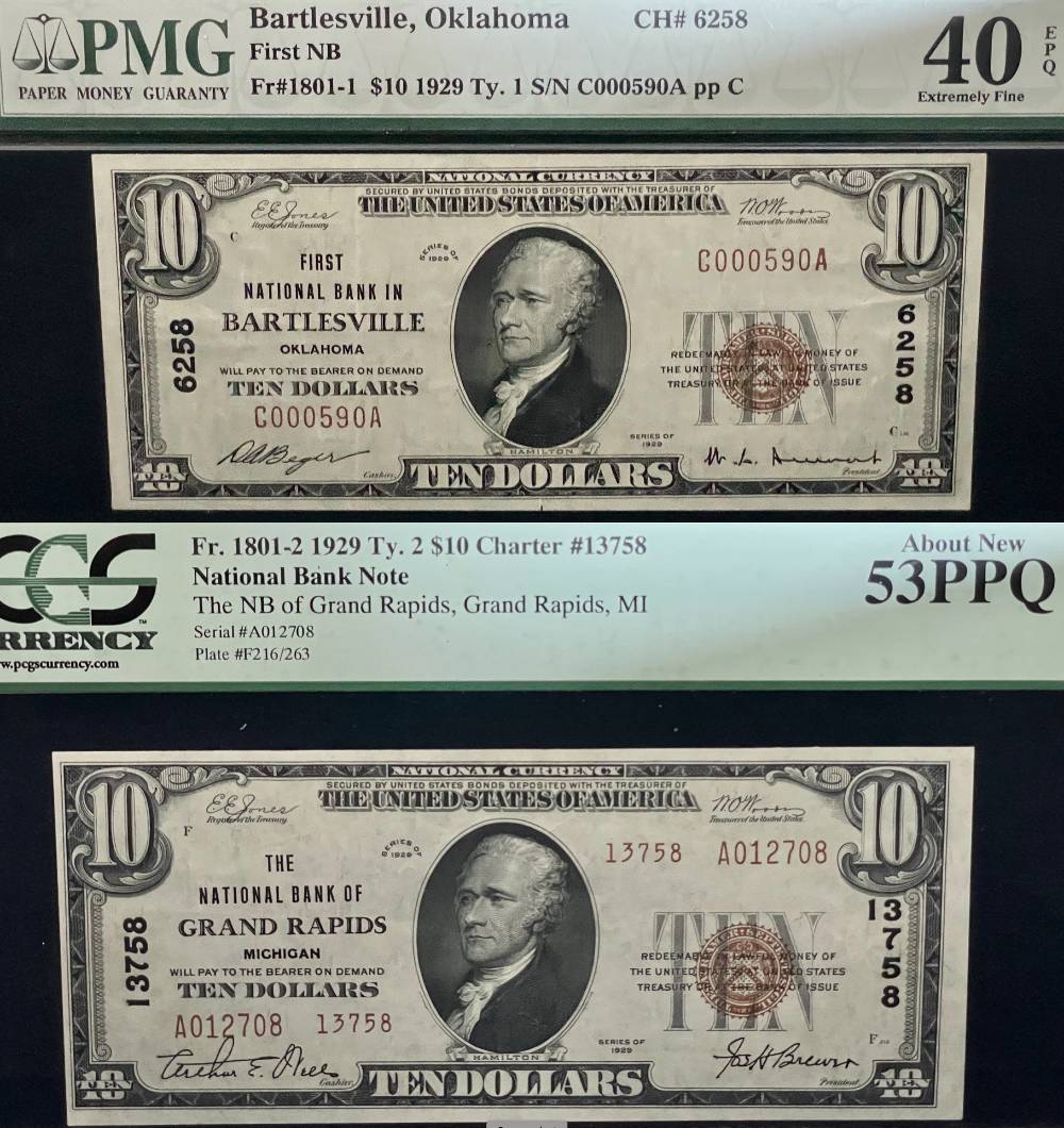 Small-Size-National-Bank-Note-Type-Set