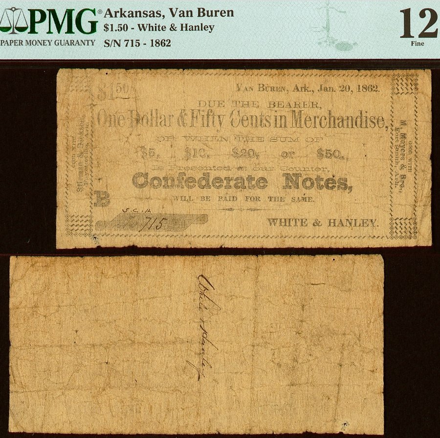 Hokiefan's-Collection-Of-Arkansas-Obsoletes,-Scrip-And-National-Bank-Notes