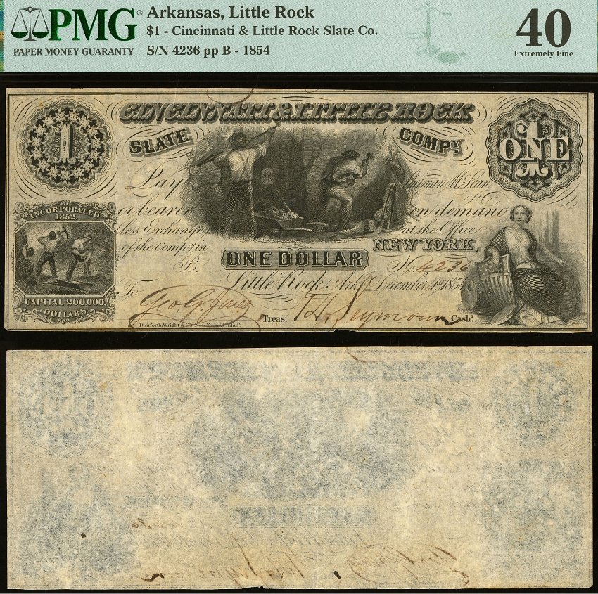 Hokiefan's-Collection-Of-Arkansas-Obsoletes,-Scrip-And-National-Bank-Notes