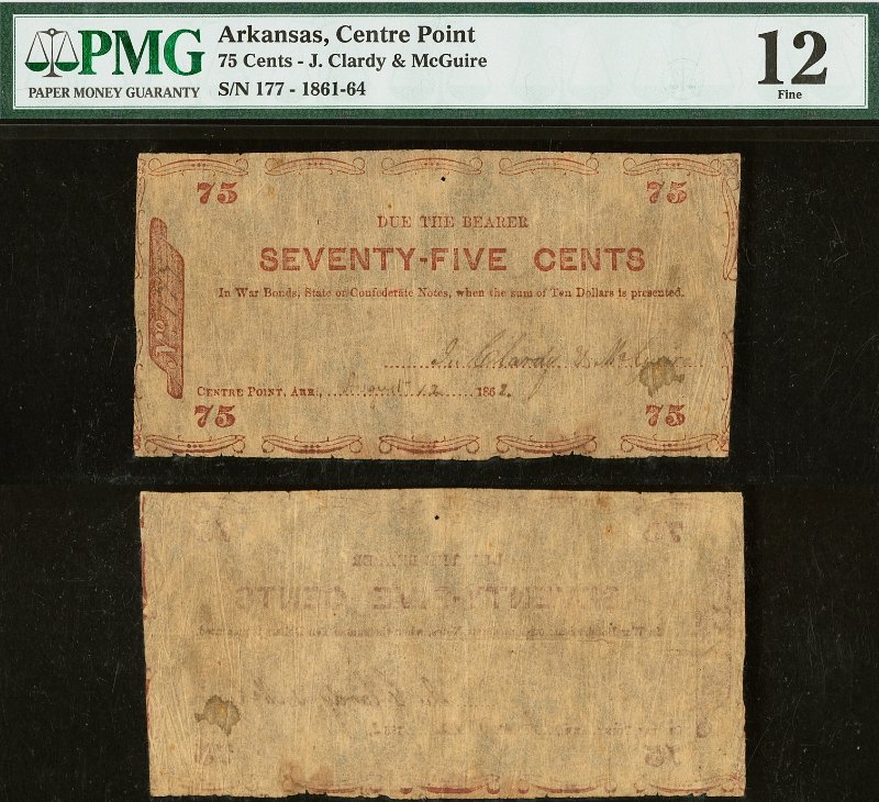 Hokiefan's-Collection-Of-Arkansas-Obsoletes,-Scrip-And-National-Bank-Notes