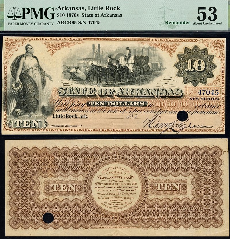 Hokiefan's-Collection-Of-Arkansas-Obsoletes,-Scrip-And-National-Bank-Notes