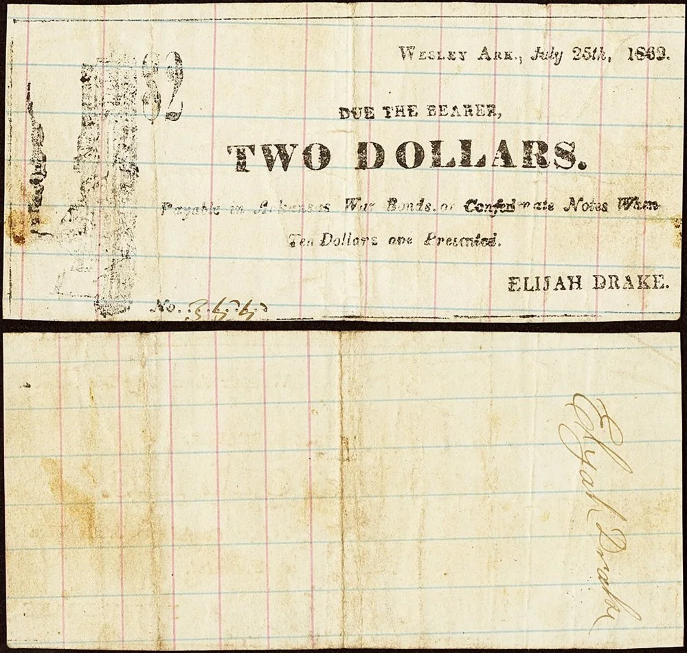 Hokiefan's-Collection-Of-Arkansas-Obsoletes,-Scrip-And-National-Bank-Notes