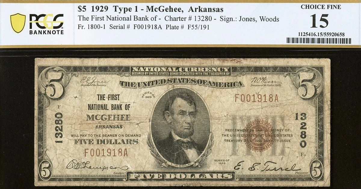 Hokiefan's-Collection-Of-Arkansas-Obsoletes,-Scrip-And-National-Bank-Notes