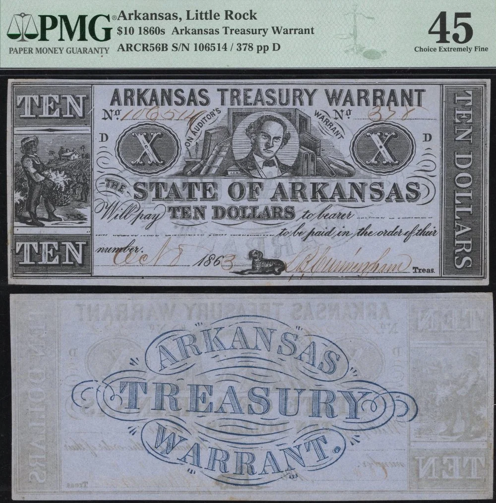 Hokiefan's-Collection-Of-Arkansas-Obsoletes,-Scrip-And-National-Bank-Notes