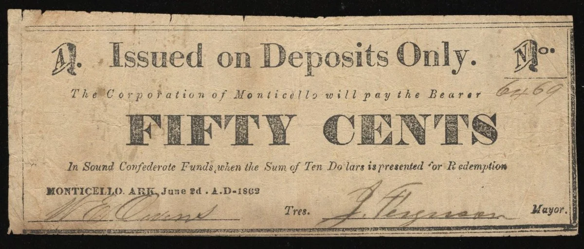 Hokiefan's-Collection-Of-Arkansas-Obsoletes,-Scrip-And-National-Bank-Notes