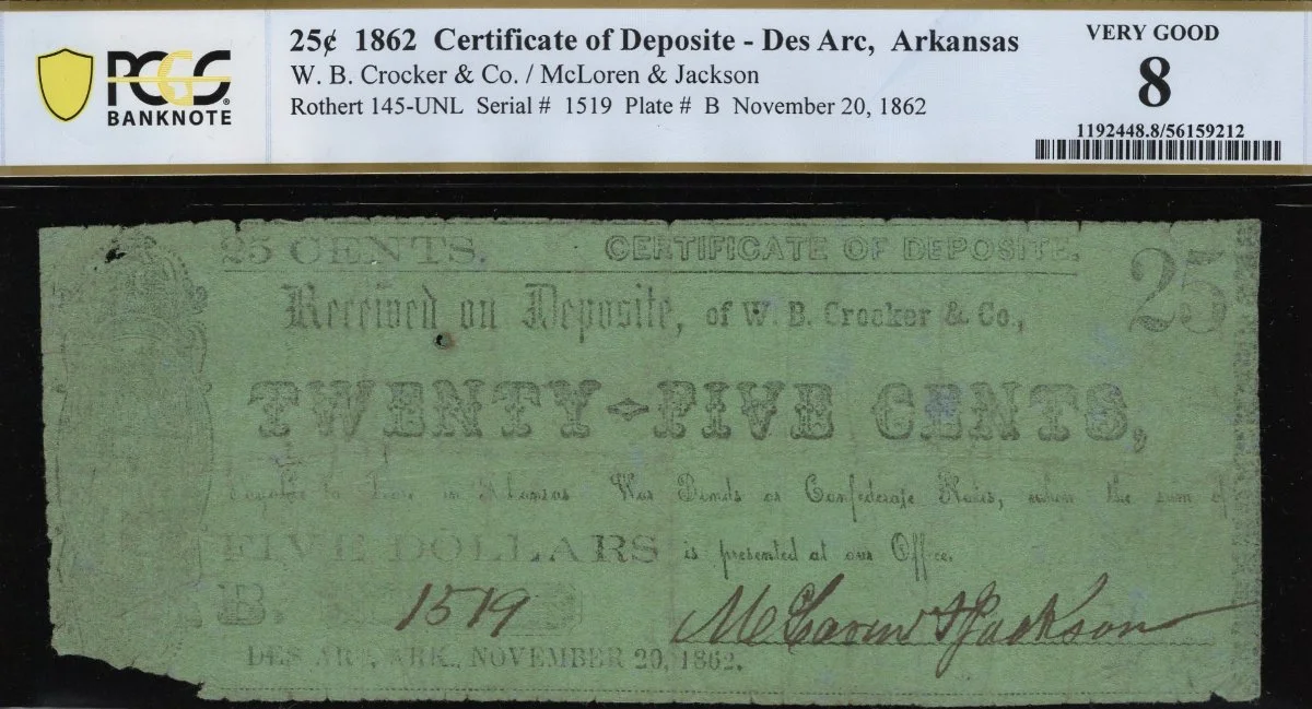 Hokiefan's-Collection-Of-Arkansas-Obsoletes,-Scrip-And-National-Bank-Notes