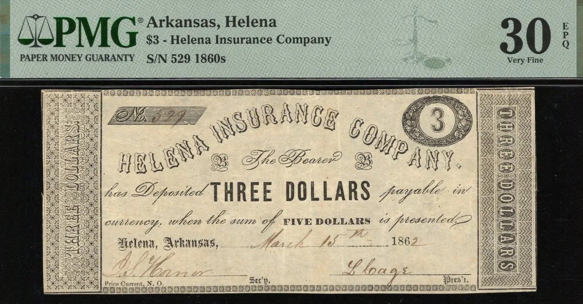 Hokiefan's-Collection-Of-Arkansas-Obsoletes,-Scrip-And-National-Bank-Notes